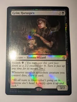 Grim Haruspex Khans of Tarkir Pre-Release - Image 1