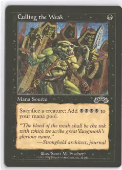 MTG Culling the Weak (55) *Non-Foil* Base Exodus 1998 MT/NM Free Ship - Image 1