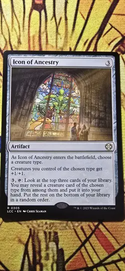 Icon of Ancestry Commander: the Lost Caverns of Ixalan Regular Artifact MTG NM - Image 1