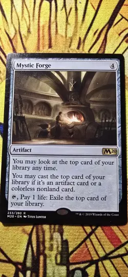 Mystic Forge Core Set 2020 Regular Artifact Rare MTG NM - Image 1