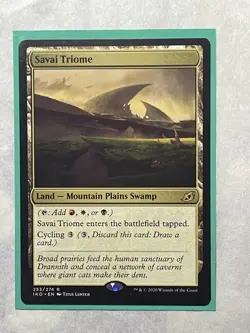 Savai Triome Ikoria: Lair of Behemoths Regular NM Mint Magic the Gathering MTG - Image 1