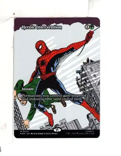 MTG SkeenAB Heroic Intervention BORDERLESS from MAR. NM. - Image 1