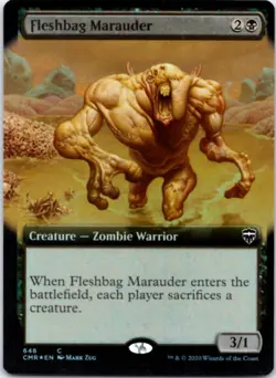Fleshbag Marauder (Extended Art) (Foil) Commander Legends, 648 NM - Image 1
