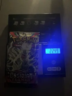 VERY HEAVY! 22.49Gram Obsidian Flames Pokemon TCG Factory Sealed Booster Pack!!! - Image 1