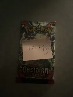 VERY HEAVY! 22.49Gram Obsidian Flames Pokemon TCG Factory Sealed Booster Pack!!! - Image 3