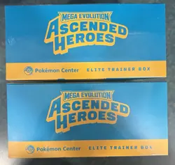 Mega Evolution Ascended Heroes Pokemon Center Elite Trainer Box ETB Lot of 2 - Image 3