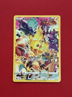 Pikachu 160/159 MINT/NM Pokemon Card Secret Rare Full Art Alt - Image 1