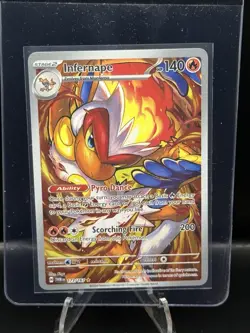💥 Infernape 173/167 S&V Twilight Masquerade Illustration Rare Holo Pokemon TCG - Image 1