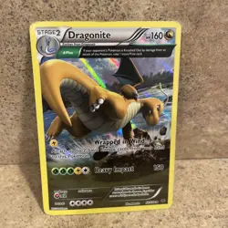 Dragonite 52/108 2015 XY Roaring Skies Pokemon TCG 2015 Full Art Holo Rare - Image 2