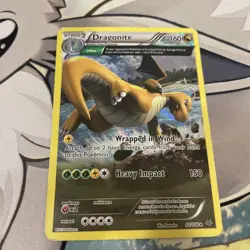 Dragonite 52/108 2015 XY Roaring Skies Pokemon TCG 2015 Full Art Holo Rare - Image 3