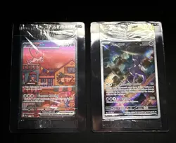 SEALED Pokemon 151 UPC Promos, Mew SVP053 and Mewtwo SVP052 - Image 1