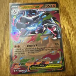 Pokemon TCG Mega Charizard Ex 13/94 Double Rare Phantasmal Flames - Image 1