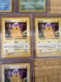 Pokemon Base Set Shadowless Lot Red Cheek Pikachu Squirtle Charmander Bulbasaur! - Image 4