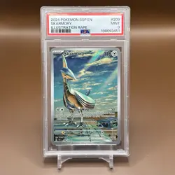 Pokemon TCG Skarmory 209/191 Surging Sparks Illustration Rare Holo PSA 9 Mint - Image 1