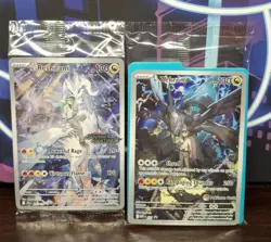 N's Zekrom 031 Pokemon Center Stamped Promo Sealed & N's Reshiram 167/159 JT - Image 1