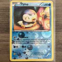 Pokemon TCG Piplup RC6/RC25 Legendary Treasures: Radiant Collection Reverse Holo - Image 1