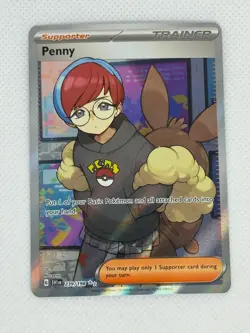 Penny 239/198 Scarlet and Violet Full Art Trainer Ultra Rare Pokemon TCG NM - Image 1