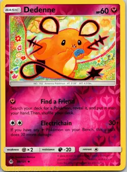 Dedenne 88/131 Uncommon Forbidden Light Pokemon Reverse Holo NM - Image 1
