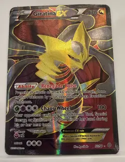 2015 Pokemon XY Ancient Origins Full Art Mega M Giratina EX 93/98 SHINY - Image 1