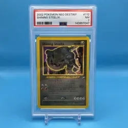 2002 POKEMON NEO DESTINY 112/105 SHINING STEELIX HOLO - PSA 7 - Image 1