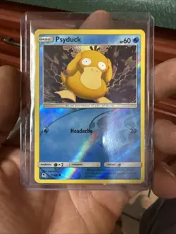 Psyduck 11/68 Pokemon Hidden Fates Reverse Holo Near Mint 1 - Image 1