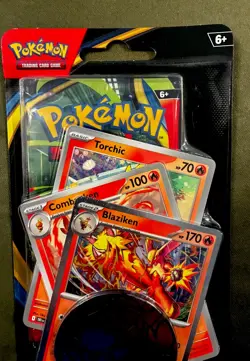 Pokemon Mega Evolution Phantasmal Flames Premium Checklane Blister Blaziken NEW - Image 3