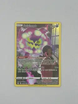 Pokemon TCG Silver Tempest Spiritomb Full Art Holo Rare TG09/TG30 NM/LP - Image 1