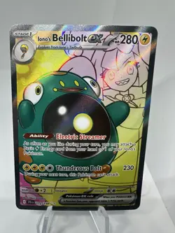 Ionos Bellibolt ex 172/159 Journey Together Full Art Ultra Rare Pokemon - Image 1