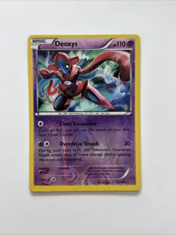 Deoxys 33/108 Rev Holo NM Pokemon Roaring Skies Fast & secure shipping XY - Image 1