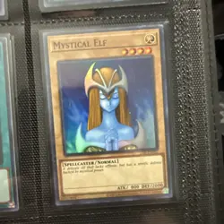 Yugioh! LP Mystical Elf - LOB-EN062 - Super Rare - Unlimited 25th Anniversary Ed - Image 1