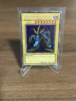 Tri-Horned Dragon - Secrete Rare - LOB-000 The Legend of Blue Eyes White Dragon - Image 1
