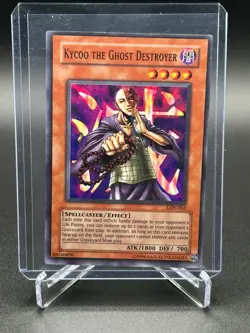 Yugioh Kycoo the Ghost Destroyer LON-062 Super Rare Original Print MP - Image 1