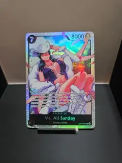 Ms. All Sunday OP14-084 SR Super Rare THE AZURE SEA'S SEVEN ENGLISH One Piece NM - Image 1