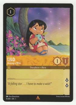 Lilo - Making a Wish 9/204 The First Chapter Regular Disney Lorcana - Image 1