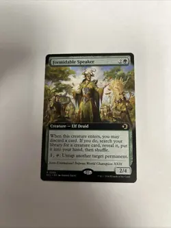 Formidable Speaker Extended Art Nonfoil Card #0366 MTG LP - Image 1