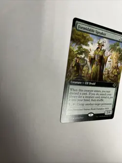 Formidable Speaker Extended Art Nonfoil Card #0366 MTG LP - Image 5