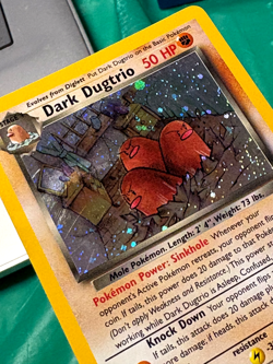 Dark Dugtrio 6/82 Holo Rare Team Rocket Pokemon Card TCG WOTC MP Card - Image 3