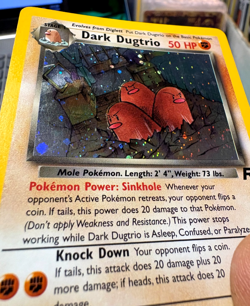 Dark Dugtrio 6/82 Holo Rare Team Rocket Pokemon Card TCG WOTC MP Card - Image 4