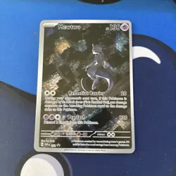 Mewtwo SVP 052 Black Star Promo Holo Pokemon Card NM-LP - Image 1