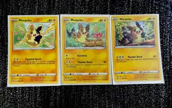 Pokemon TCG Morpeko 3 Cards - Sword & Shield, Shining Fates, Battle Styles - Image 1