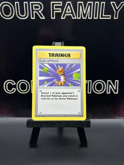 Shadowless Gust of Wind Regular WOTC Pokemon Card 93/102 Base Set NM - Image 1