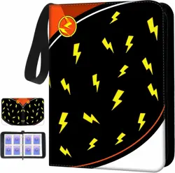 Pokemon Trading Card Binder Holds 400 Cards 4 Pocket Album TCG CCG MTG Game UK - Image 1