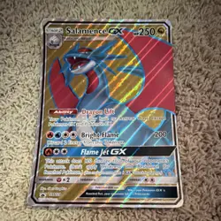 Pokemon Salamence GX Full Art Promo Holo Card SM139 Dragon Type 2018 - Image 1