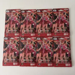 ONE PIECE Card Game EB-03 Heroines Edition Sleeved Booster Pack LOT OF 8 Sealed - Image 1