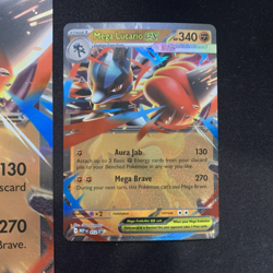 MEP 012 Mega Lucario EX Promo + Jumbo Card Pokemon TCG NM condition! - Image 2