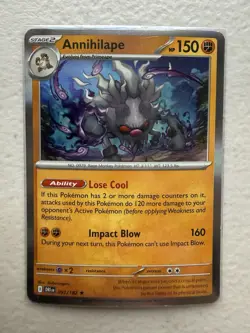 Pokemon Annihilape 092/182 Destined Rivals Holo Rare Stage 2 TCG Single Card - Image 1