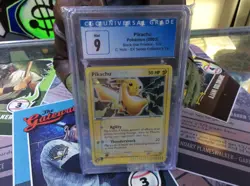Pikachu 2003 Black Star Promos 012 Holo CGC 9 Graded Pokemon Card - Image 1