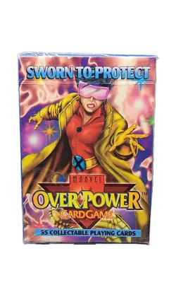 1995 Marvel Sworn to Protect Overpower Card Game Starter Deck (Jubile) *Qty* - Image 1
