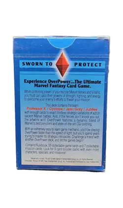 1995 Marvel Sworn to Protect Overpower Card Game Starter Deck (Jubile) *Qty* - Image 2