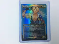 Tidus, Yuna's Guardian Borderless Commander Final Fantasy Foil 0205 MTG Card - Image 2